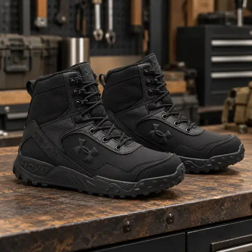 Bota Táctica Under Armour OU Bota Táctica All Black (ESCOLHER COM MARCA OU SEM)