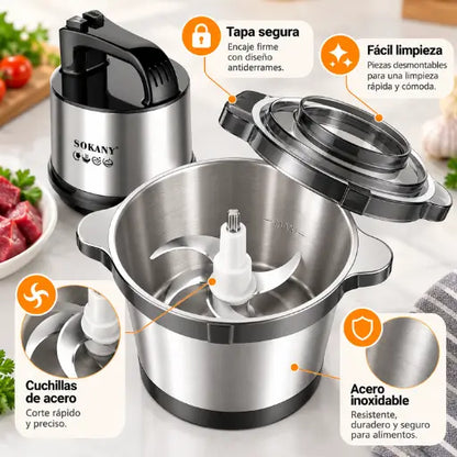 Procesador de Alimentos 3 Litros - SOKANY®
