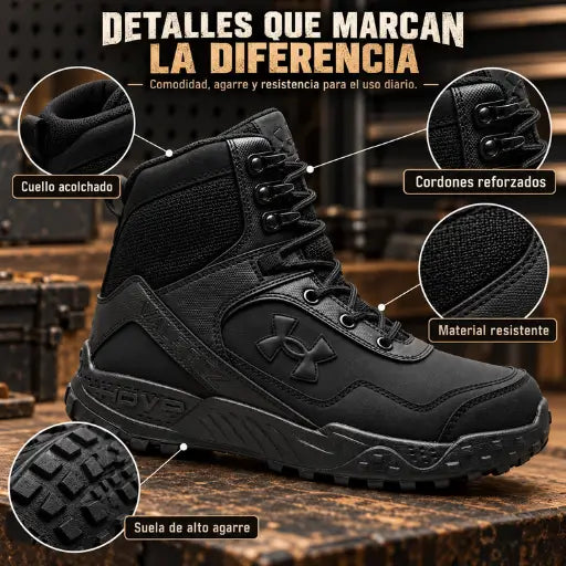 Bota Táctica Under Armour OU Bota Táctica All Black (ESCOLHER COM MARCA OU SEM)